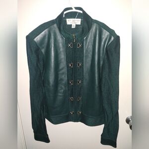 St John Collection by Marie Gray Green Jacket Size 12